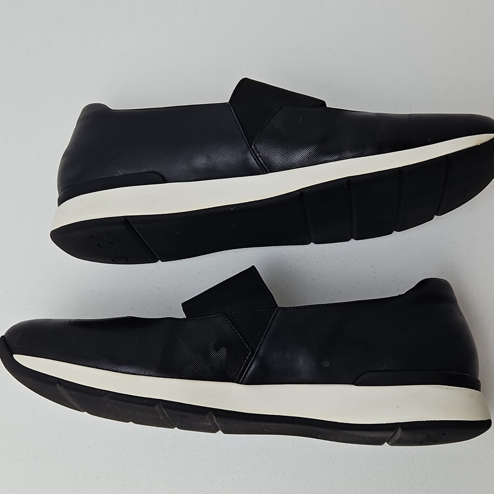 Vionic Cadee Black Camo Leather Slip On Mary Jane Shoes Orthotic Size 10 - Picture 11 of 12